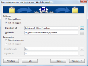 conversieprogramma voor documenten vervolg